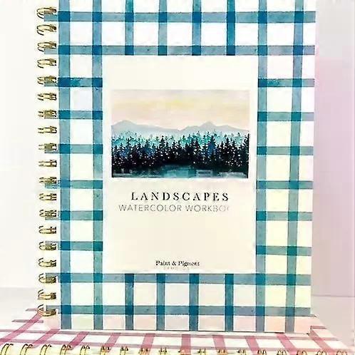 Watercolor Paper Pad, Spiral - Bound with Tear - Line. A Watercolor Journal and Sketchbook for Adults & Kids - Ideal for Smaller - Sized Exercises or