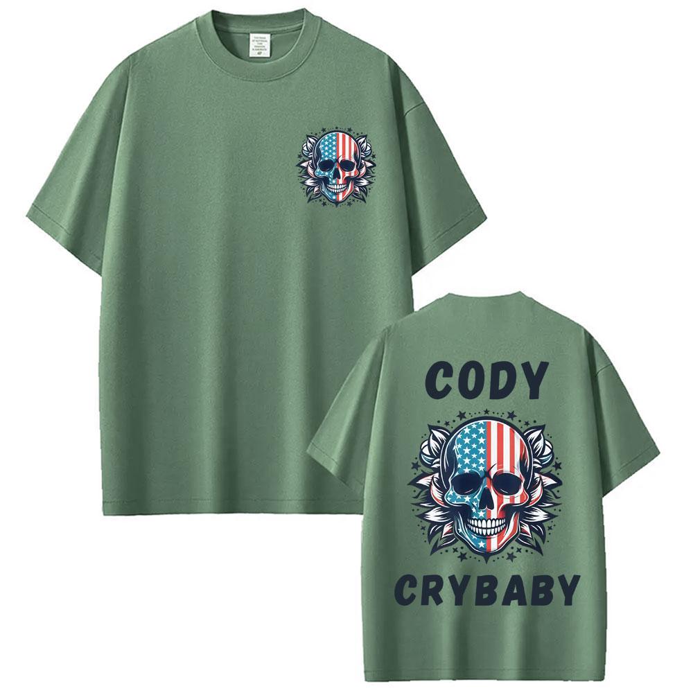 American Nightmare Cody Rhodes Logo Tshirt Unisexs Clothing Violence Aesthetic T Shirts Casual Loose Oversized T Shirt Streetwear