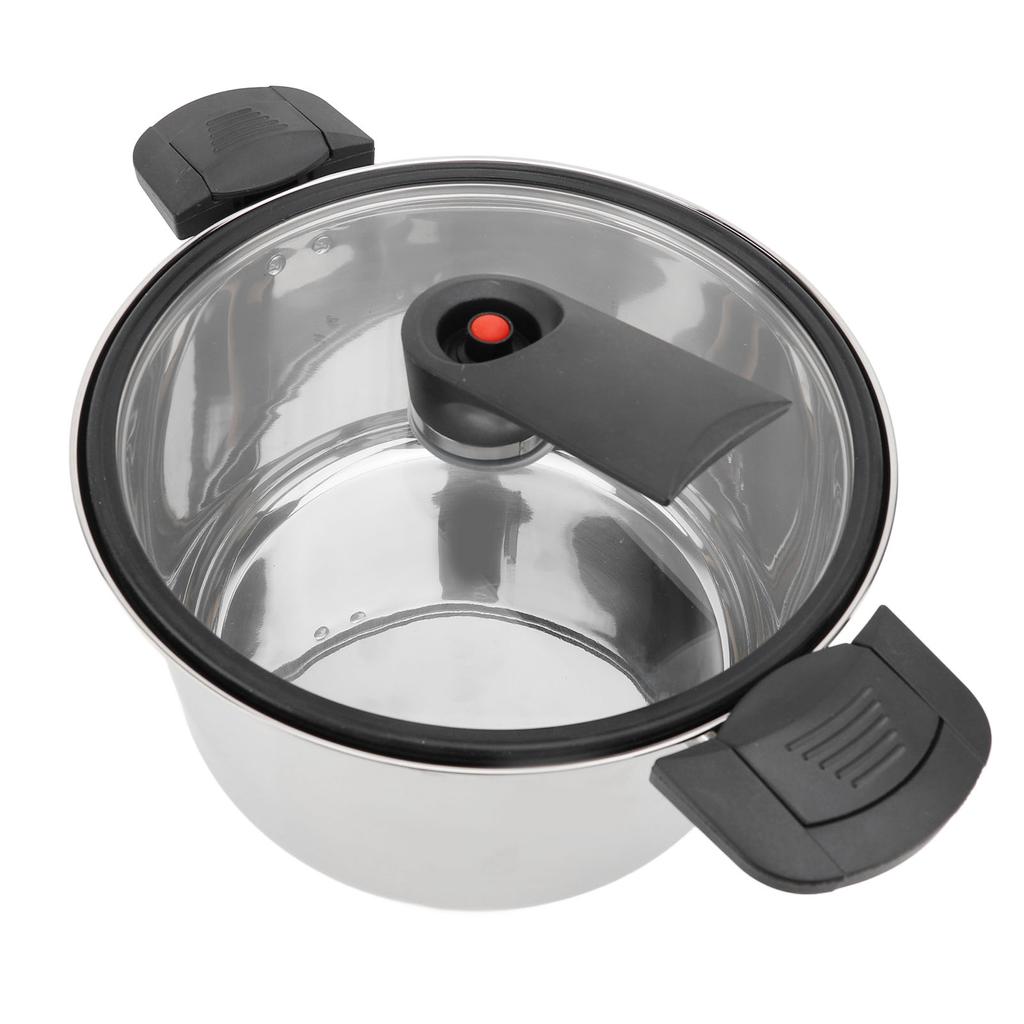 Микроскороварка многофункциональная бытовая скороварка из нержавеющей стали кастрюля для супа со стеклом