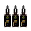 Haria Naturals 12X Мощное масло для роста бороды Для более быстрого роста волос на бороде Масло для волос 30 мл (Пакет из 3) 90 мл