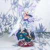 Аниме One Piece Луффи Шарлотта Линлин Эдвард Ньюгейт Дофламинго Кузан Джинбей Акриловые Фигурки-Подставки Игрушки Украшение