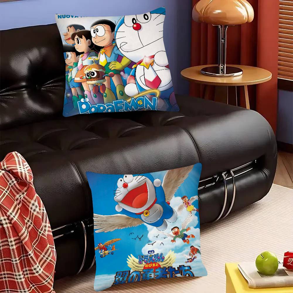 Дораэмон Фильм Небесная Утопия Нобиты Наволочка Квадратная Подушка Спальня Диван Досуг Комфорт Подушка Автомобиль Украшение для Дома