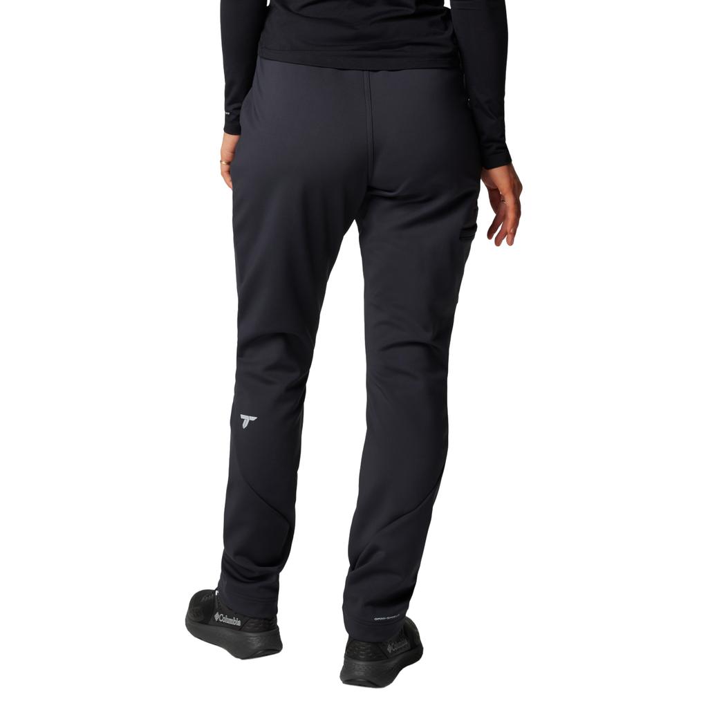 Columbia Vest Canyon High-Rise Softshell Pant, Womens Black Trousers