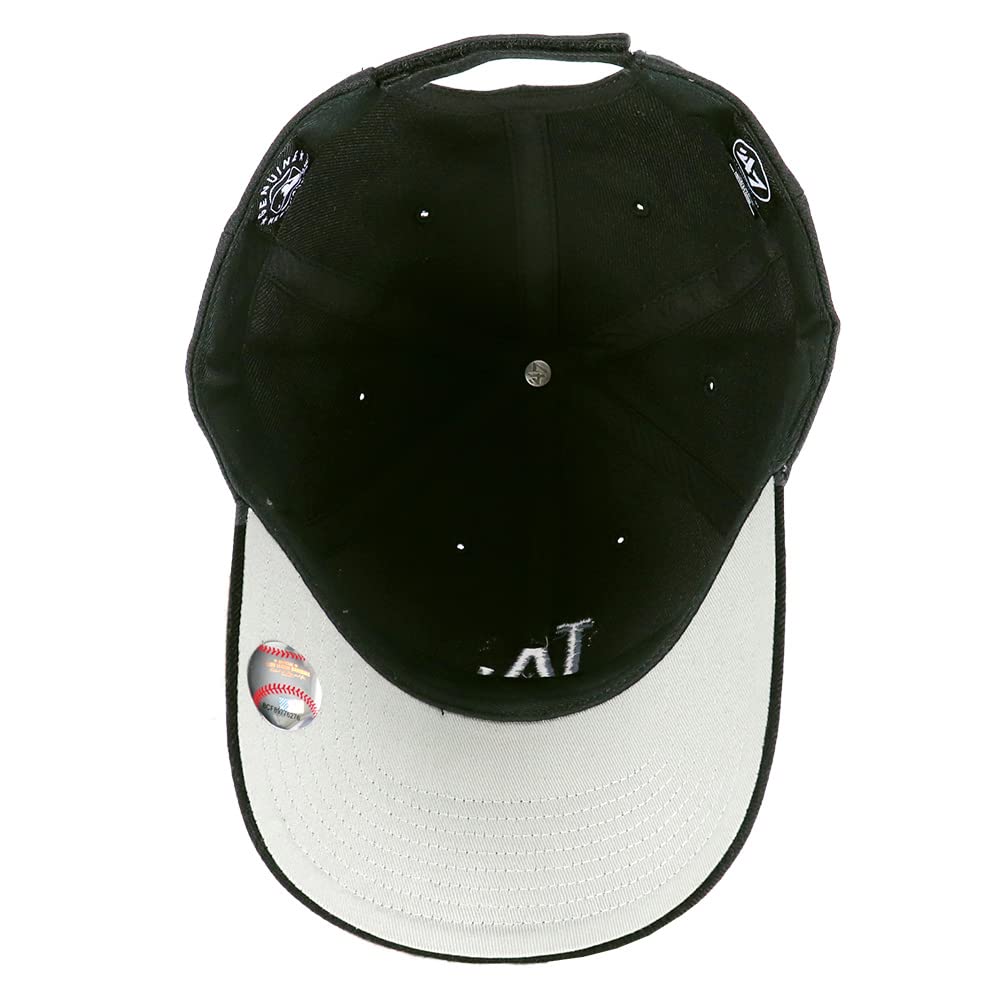 47 Brand 47 MVP Adjustable MLB Logo Street Free Dodgers Cap, Men's Low-Profile Cap, 6-Panel, Black, Style, Size, [Used]