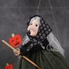 Cute Halloween Hanging Witch Doll Funny Halloween Witch Pendant  Bar Home Decor