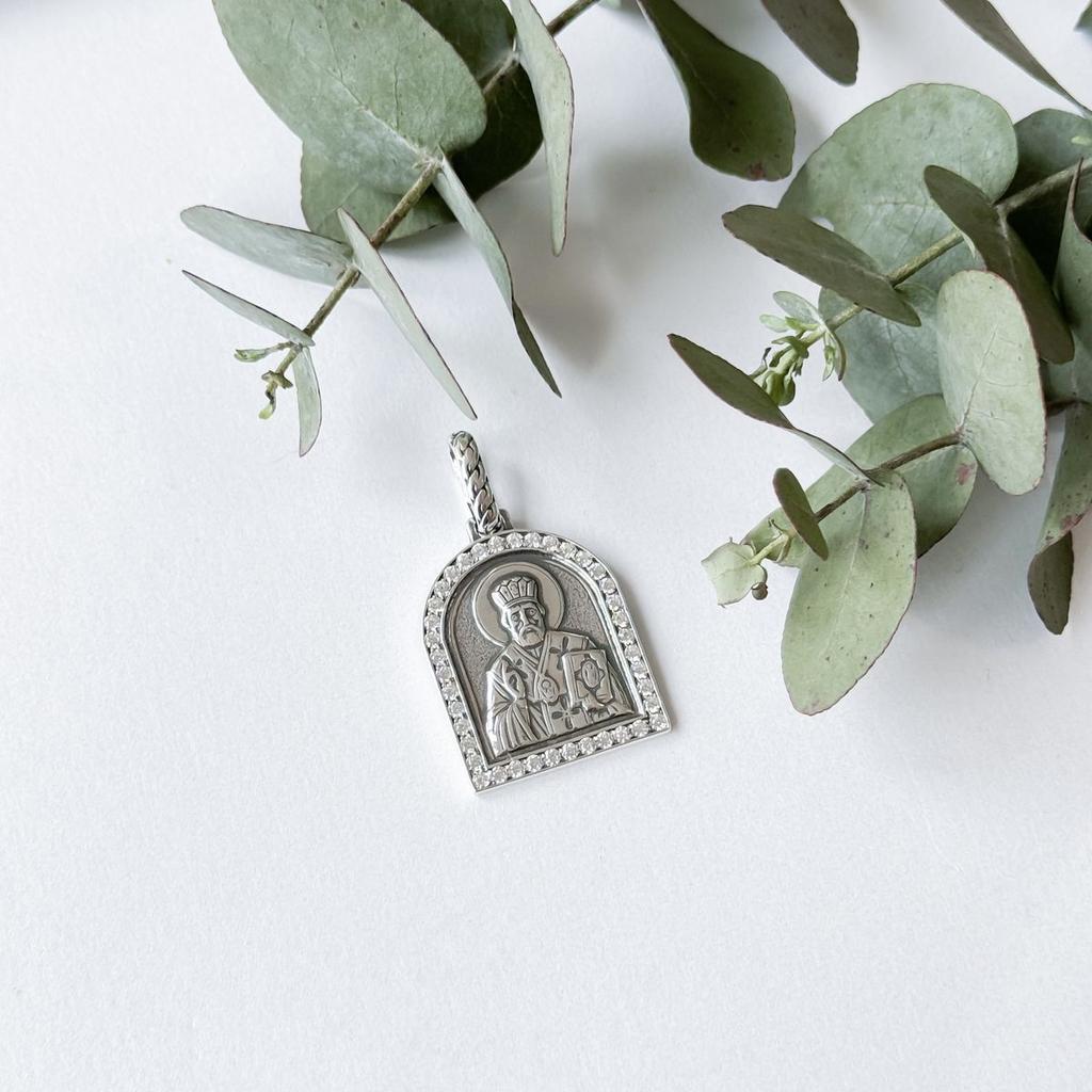 Серебряная подвеска с фианитами (2156208)