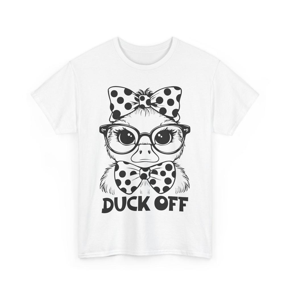 Nerdy Duck unisex T-Shirt - Geeky Ducky Science Tee Duck Off Funny Shirt