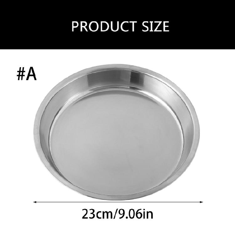 2 шт. Круглая паровая тарелка из нержавеющей стали, охлаждающий поднос, ручные формы для Лянпи, металлическая посуда, инструмент для приготовления пищи
