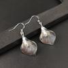 1 пара серег с цветочным искусственным жемчугом, модные серьги с уникальным дизайном, минималистичные серьги-подковы в форме лотоса, женский подарок
