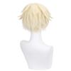 Аниме парик Беннетта, игра Genshin Impact, косплей, золотые короткие термостойкие синтетические волосы, Pelucas, аниме, костюм, парики для ролевых игр