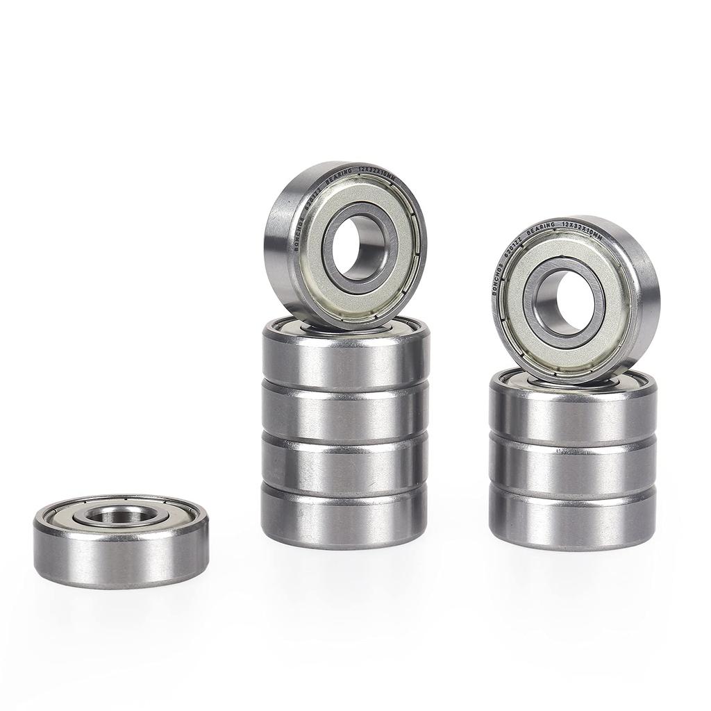 10PCS ABEC-5 608 6200 6201 6202 6203 6204 6205 6206 6207 6208 ZZ 2RS Metal Seal High Quality Deep Groove Ball Bearing 12x32x10mm