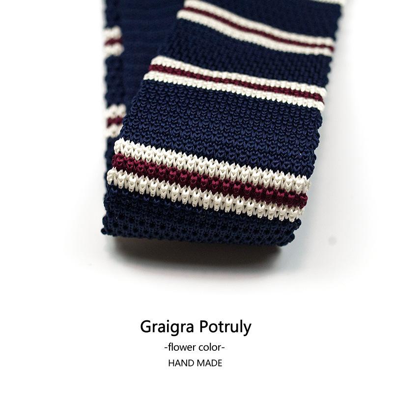 Темно-зеленый маленький галстук 5 см узкий вариант кофейного цвета ретро полосатый британский японский прилив плоский вязаный галстук