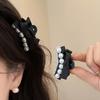 Корейская Мода Бант Маленький Зажим для Волос для Женщин Жемчужная Заколка для Волос Девушка Черные Боковые Заколки Леди Элегантность Мини Заколка для Волос Аксессуар для Волос