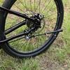 Bicycle Stand with Rubber Foot Length Adjustable Spring-buffered Design Aluminum Alloy Bike Rear Stand Side Stand