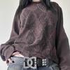 STREETRICH Женская рубашка Y2k в стиле Fairy Grunge Винтажный графический принт Лонгслив Топы для девочек-подростков Одежда в стиле Grunge Streetwear