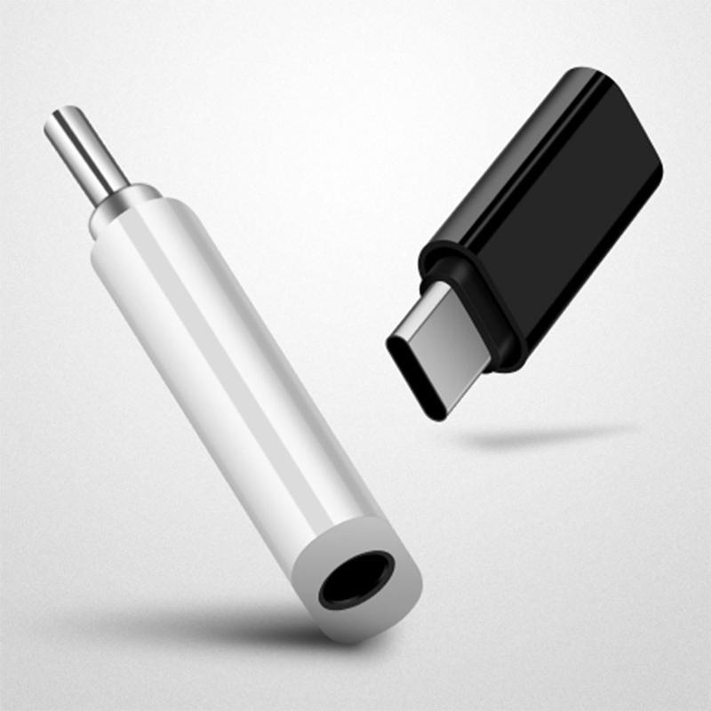 Адаптер USB Type C - 3,5 мм Aux Connetor Type-C 3,5 Jack Audio Cable для проводных наушников Xiaomi Huawei Honor HIFI OTG Connetor