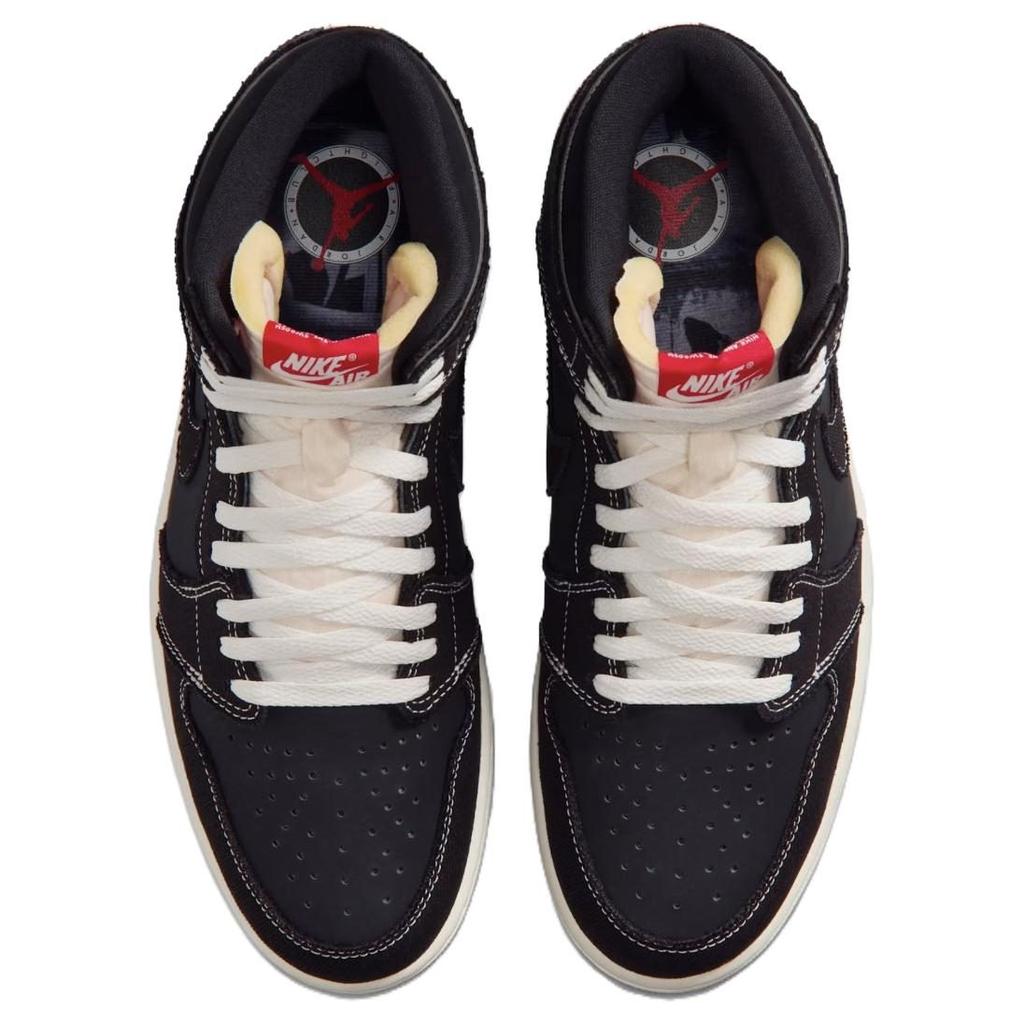Jordan Air Jordan 1 High top Винтажные Баскетбольные Кроссовки Мужские Черные II9811-001