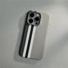 Новый Чехол для Телефона из Углеродного Волокна с Беспроводной Зарядкой MagSafe для iPhone 14 15 16 Pro Max 15Pro 13 12 Сплавленная Линза Контрастный Цвет Жесткий PC Бронированный Чехол