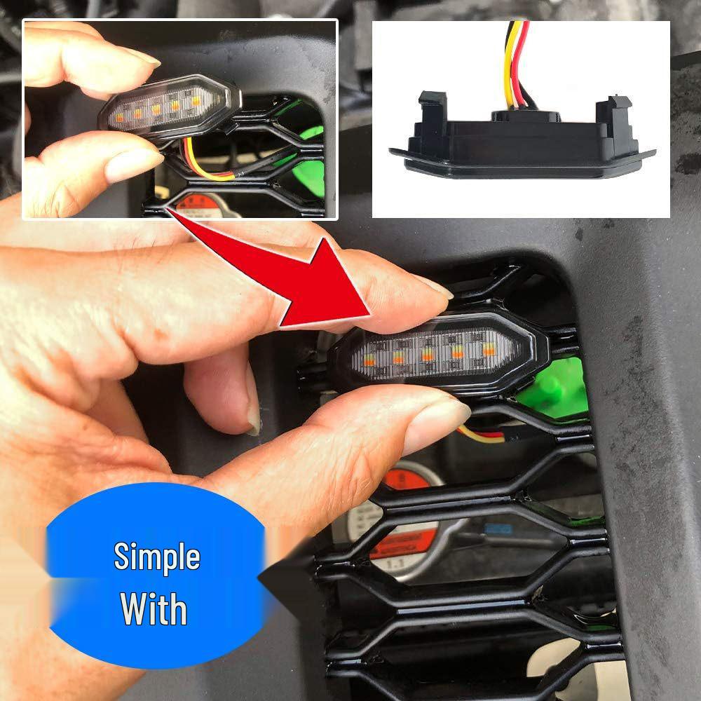 Подходящие для низкопрофильных модов, эти двухцветные светодиодные фонари решетки белого и желтого цвета разработаны для новых моделей Jimny JB64/JB74.