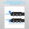2pcs Universals Washing Machine Base Brackets with Antislip Pad for Noise Reduction and Secure Placement