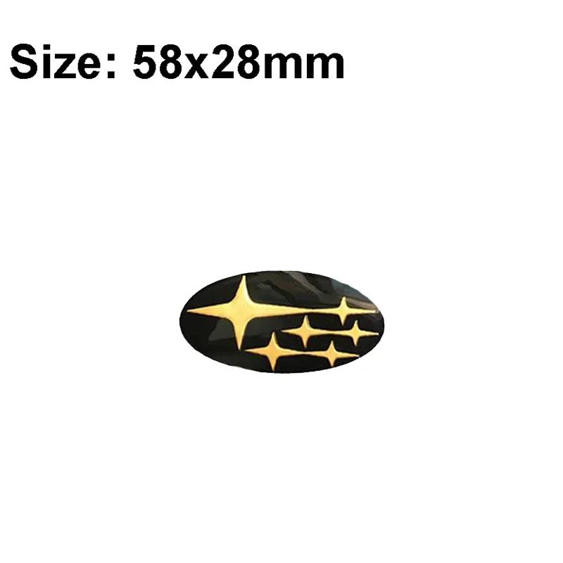 58x28mm Car Interior Steering Wheel Emblem Sticker for Subaru WRX XV BRZ FORESTER IMPREZA LEGACY OUTBACK STI TRIBECA WRC ASCENT WW111
