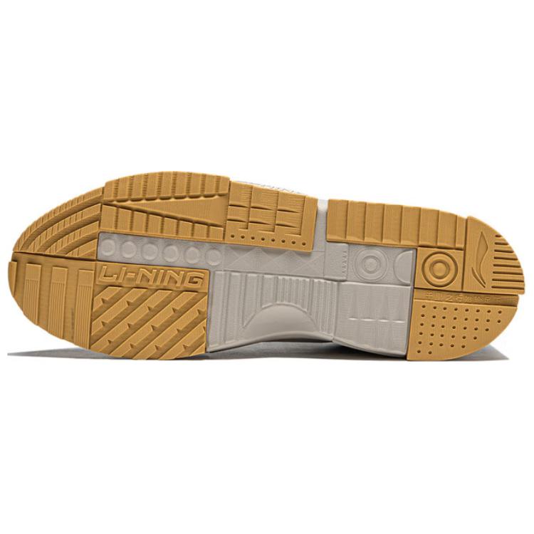 Li Ning удобные универсальные толстые подошвы, увеличивающие высоту, амортизирующие, износостойкие, низкие кроссовки для скейтбординга, мужские кроссовки белого и зеленого цвета AGCU105-4