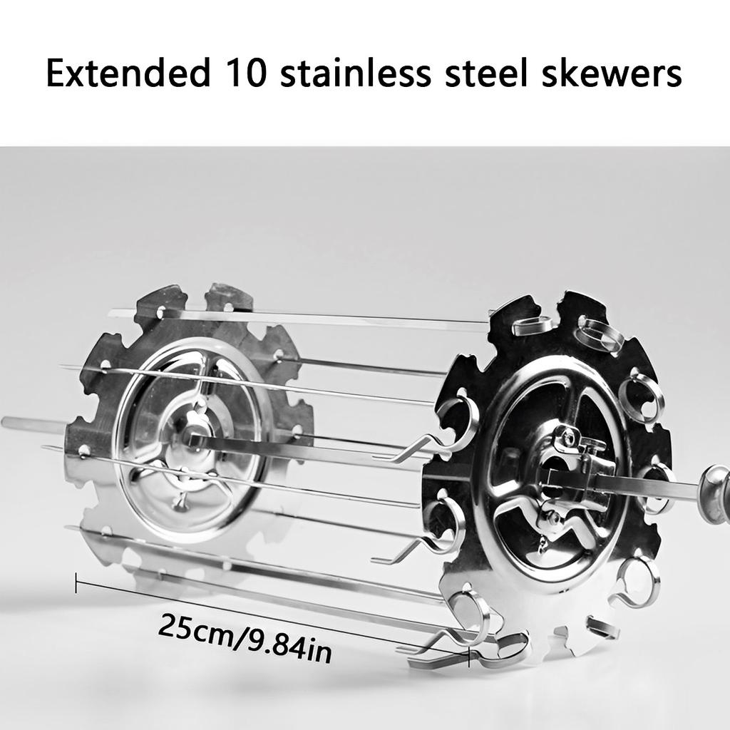 Клетка для гриля, духовка, нержавеющая сталь, клетка для шампуров с мясом, жаростойкая, ростер для барбекю, антипригарная, приспособление для кебаба, клетка для шампуров с мясом, клетка для гриля в духовке