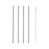 Estebanhof Набор щеток для чистки соломинок из нержавеющей стали 30 см прямые 4 шт + чистящая щетка 1 шт