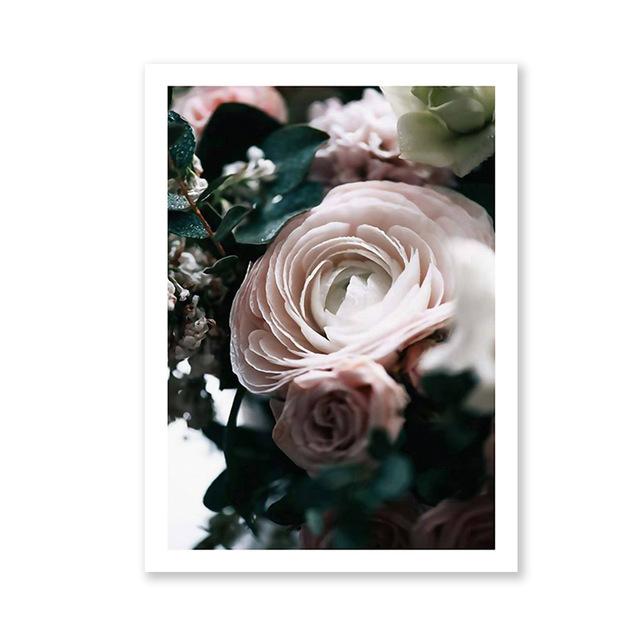 Современные красивые пионы с цветочным принтом, холст, картина, галерея, цветок, настенная художественная печать, скандинавские картины для гостиной, домашний декор