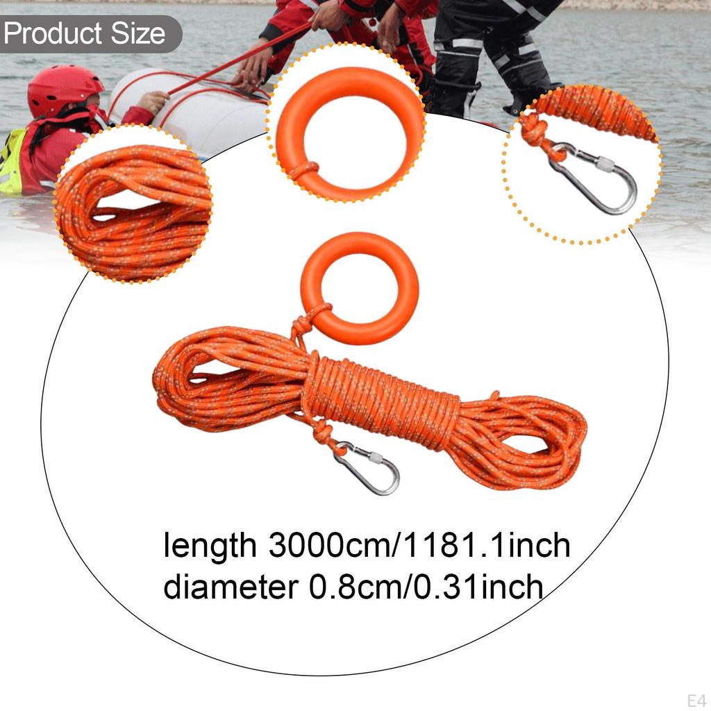 Плавучий шнур для воды, плавучий шнур, спасательный трос плавучести для дайвинга, шлюпки, рыбалки