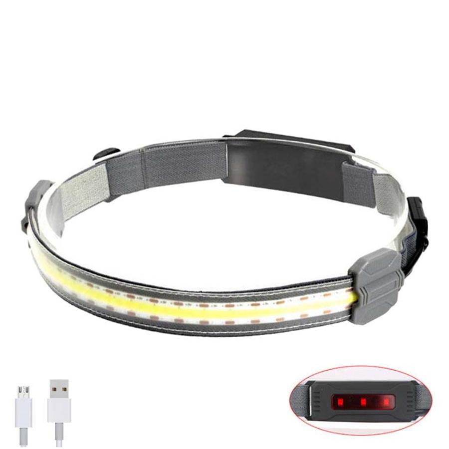 LED Headlamp Headlight Torch Flashlight Work Light Bar Head Band Lamp 3 Mode USB