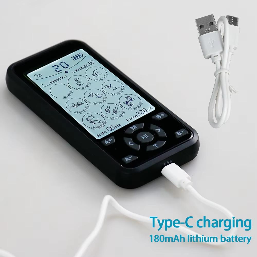 36 режимов Электрический Tens Relax Мышечный стимулятор EMS Акупунктурный массажер для тела Цифровая терапия Машина для похудения Электростимулятор