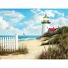 New 5D DIY Diamond Painting Sea View Diamond Embroidery Lighthouse Cross Stitch Full Round Drill Home Decor Manual Gift
