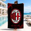Ac Milan  Beach Towel, Quick-drying, Easy to Care for, Suitable for Both Fitness and Beach Vacations,Sports Essential