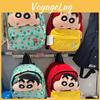 Crayon Cotton Shinchan Print Backpack Versatile Bag With Nylon Material Kids For