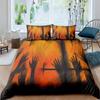Комплект постельного белья «Halloween Tree» Queen King Horror Theme Пододеяльник Готический жуткий полиэстер Пододеяльник Ветки Серый пододеяльник