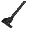 Woodworking T Ruler Woodworking Aluminum Alloy Wood Scriber Measure Scribing Ruler