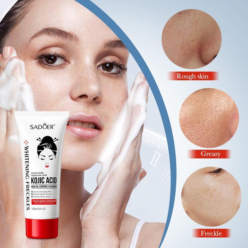 Kojic Oil Sadoer Gentle Acid Control Cleanser Clean Nonirritating Cleanser