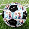 Custom Name Elsa Theme Size 5 Soccer Ball, Suitable for Both Indoor and Outdoor Matches, a Gift Suitable for Everyone.