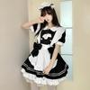 2025 Japanese Anime Maid Costume - Cute Lolita Black & White Crossdresser Dress