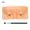 Beauty Props 3 Силиконовый перманентный макияж Татуировка Практика Искусственная кожа Пустые глаза Губы Лицо Обучение Машинка для микроблейдинга Новичок-48, 2) КАК НА ФОТО