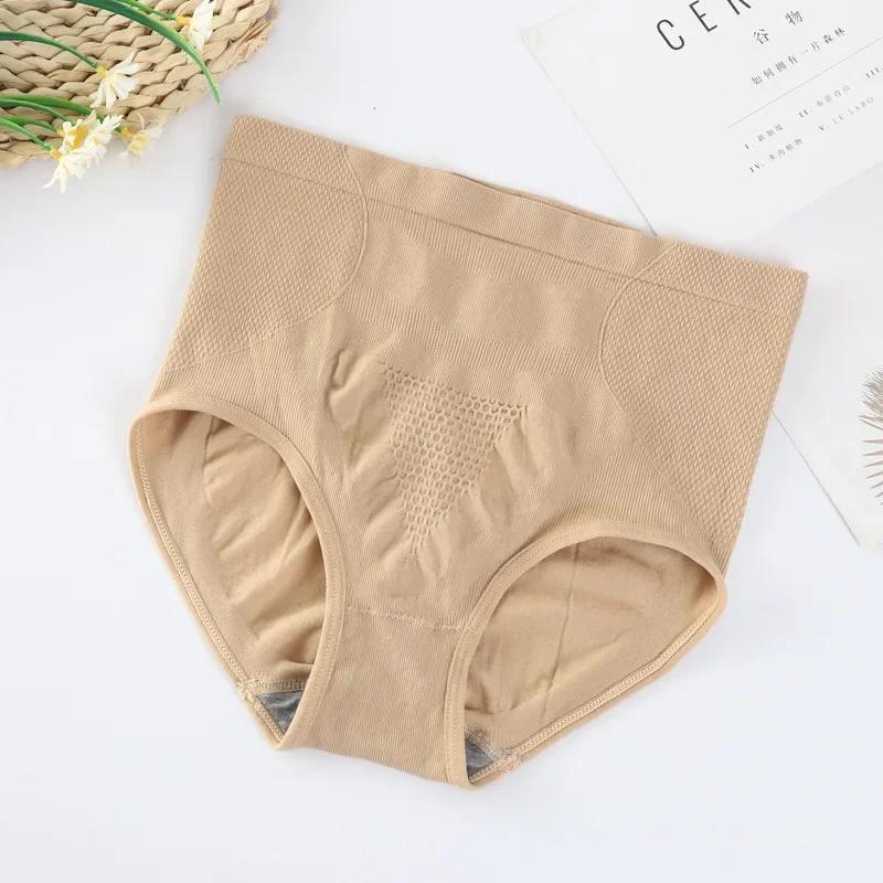 Bodyshaper High Waist Seamless Panties Women Underwear Anti-bacteria Soft Crotch Briefs for Female Intimates Lingerie Shapewear