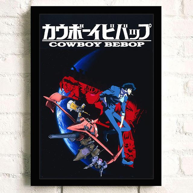 Японский боевик, научная фантастика, аниме, ковбойская комната, картина маслом, постер, ретро-искусство, украшение для дома, стены, картина
