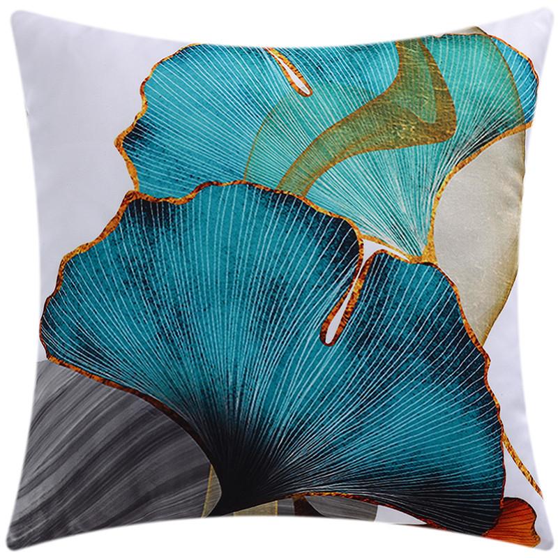 Наволочка с принтом в скандинавском стиле, желто-серая, для дома, дивана, гостиной, офиса, украшения, наволочка