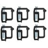 Truck Cap Mounting Clamps, Heavy Duty Camper Shell Clamps for Dodge Dakota Ram 1500 2500 3500, Ford F150 F250 (1 or 4 or 6 Pcs)