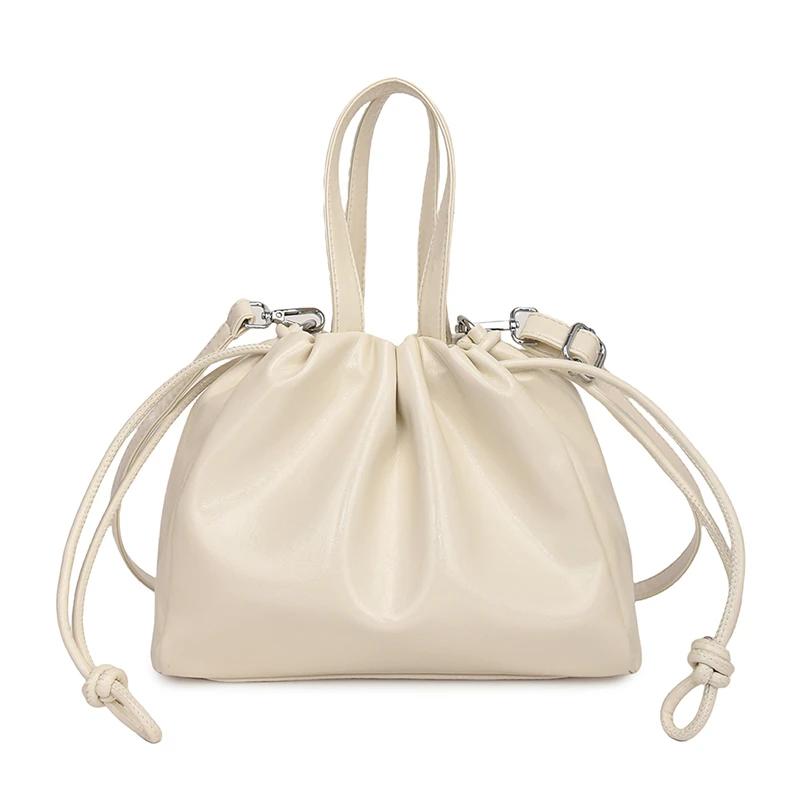 Женские сумки Новые модные высококачественные простые универсальные сумки через плечо для женщин, дорожные сумки класса люкс, дизайнерские сумки на шнурке