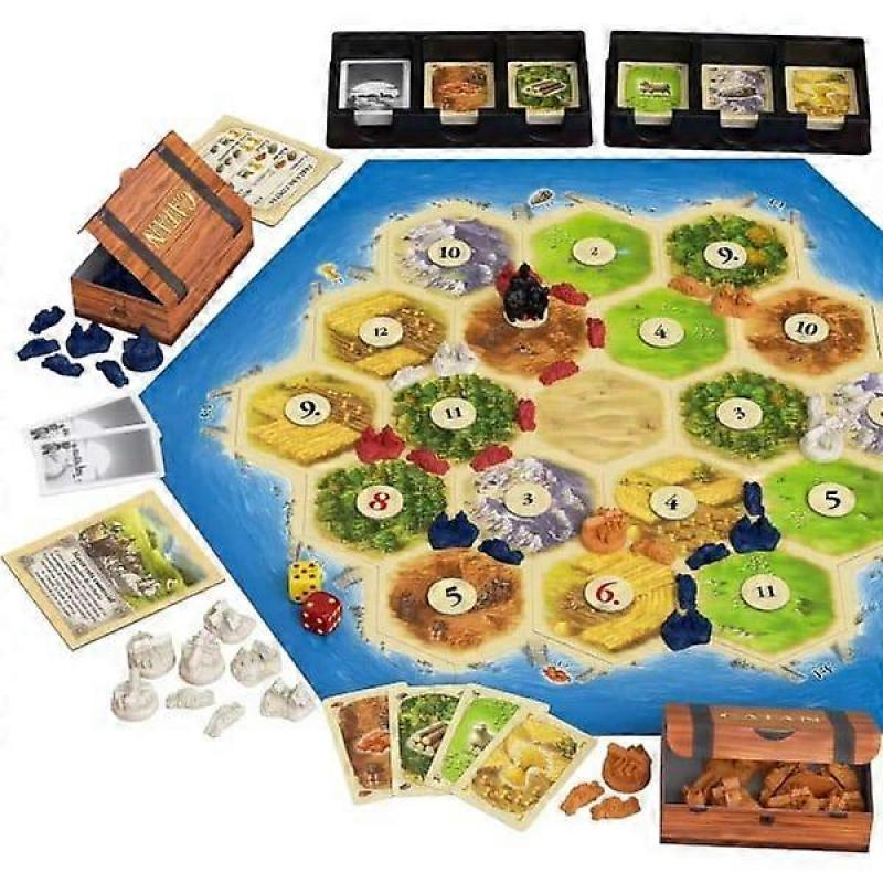 Катан, настольная игра для 3-4 игроков, семейная игра, играйте в настольные игры с друзьями