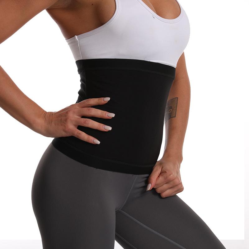 Postpartum Body Shaping Neoprene Sweat Belt for Unisex Sports Fitness Exercise Tummy Tucking Model 009