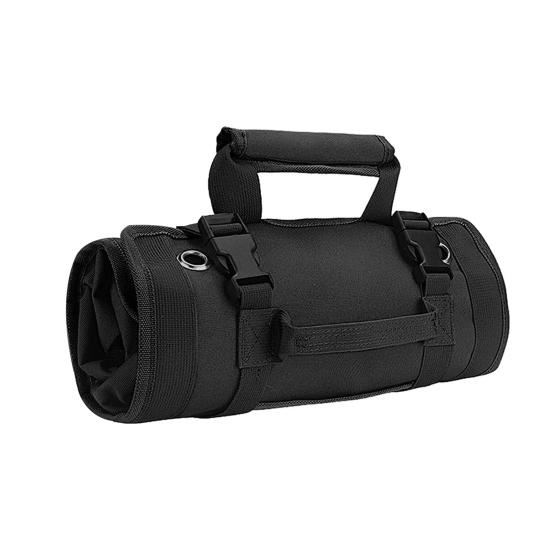 Свернутая сумка для инструментов с ручкой, несколькими отделениями, водонепроницаемая прочная сумка-органайзер на молнии большой емкости