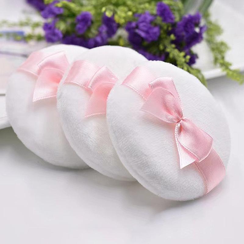 1Pcs Soft Bow Loose Powder Puff Cosmetic Blender Beauty Sponge Soft Powder Puffs Face Foundation Blender Makeup Beauty Tools